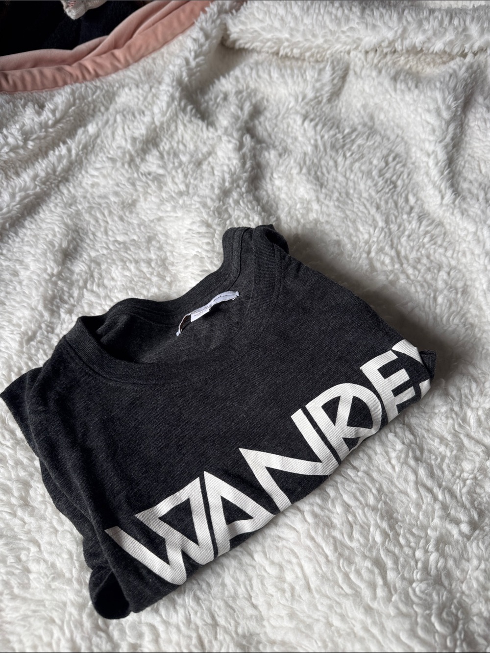 Spiritual Gangster || “Wander” Muscle Tank (L) - Charcoal, White, and Gold - Picture 12 of 12